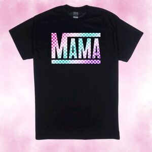Mama Checkered Tshirt